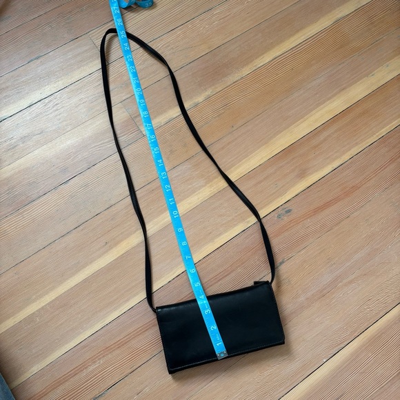 Vintage Eddie Bauer Leather Mini Crossbody Wallet Purse - Picture 7 of 8